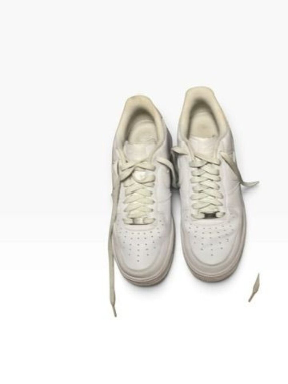 Nike Air Force 1 Low Off-White Cream Sneakers - Women’s Size 10.5 / Men’s 9 (CW2 - Picture 7 of 8